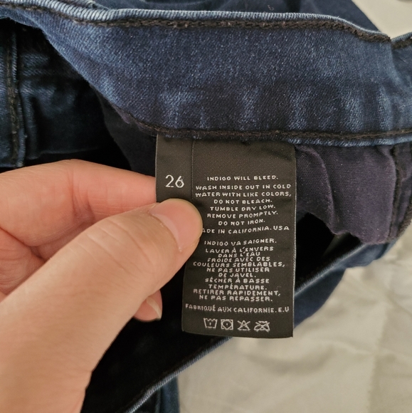 J Brand Maria VGUC High Rise in Lapis - Dark Wash - Picture 6 of 8